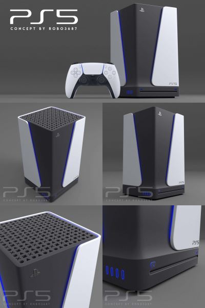 Когда DualSense скрестили с Xbox Series X: фанат Sony пофантазировал на тему дизайна PlayStation 5