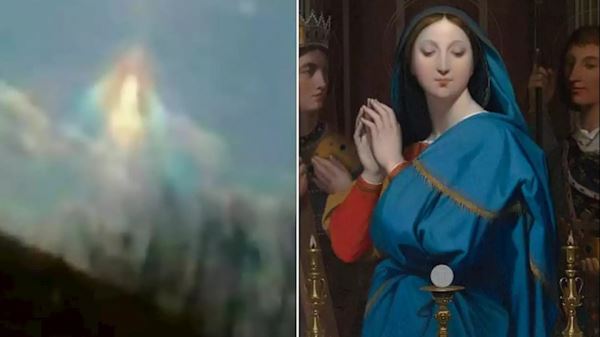 В небе над Аргентиной появился образ Девы Марии