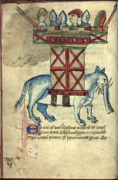 Судя по тому, как художники Средневековья изображали слонов, они никогда не видели этих животных (22 фото)